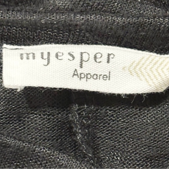 Myesper Apparel Tri Colour Black Blush Grey Semi Sheer Lacey Look V-Neck Top XXL - Picture 6 of 7